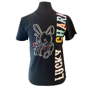 BKYS Lucky Charm Dark Mode Bunny Black